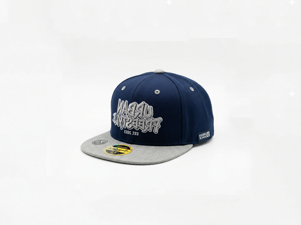 Urban Freedom Graffiti Two-Tone Flat Brim Snapback Cap