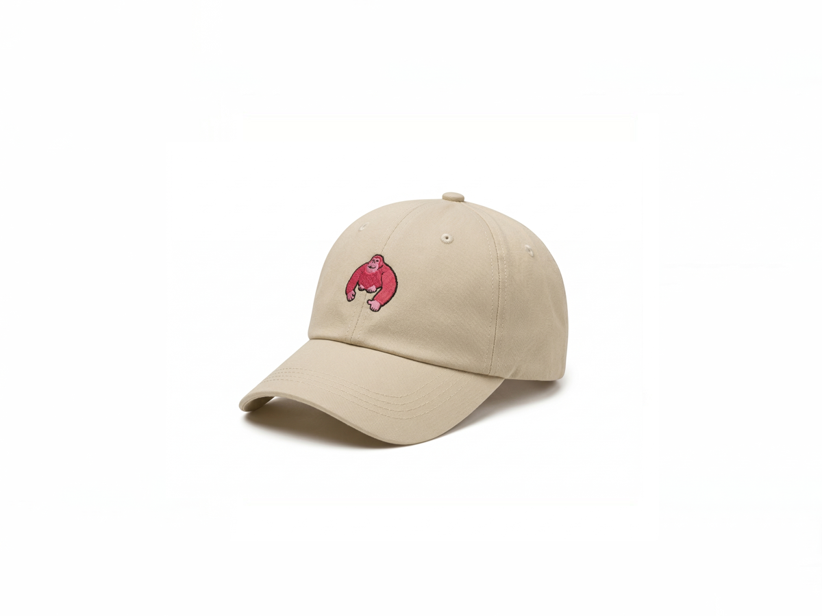 Cute Animal Embroidered Washed Cotton Unstructured Dad Hat