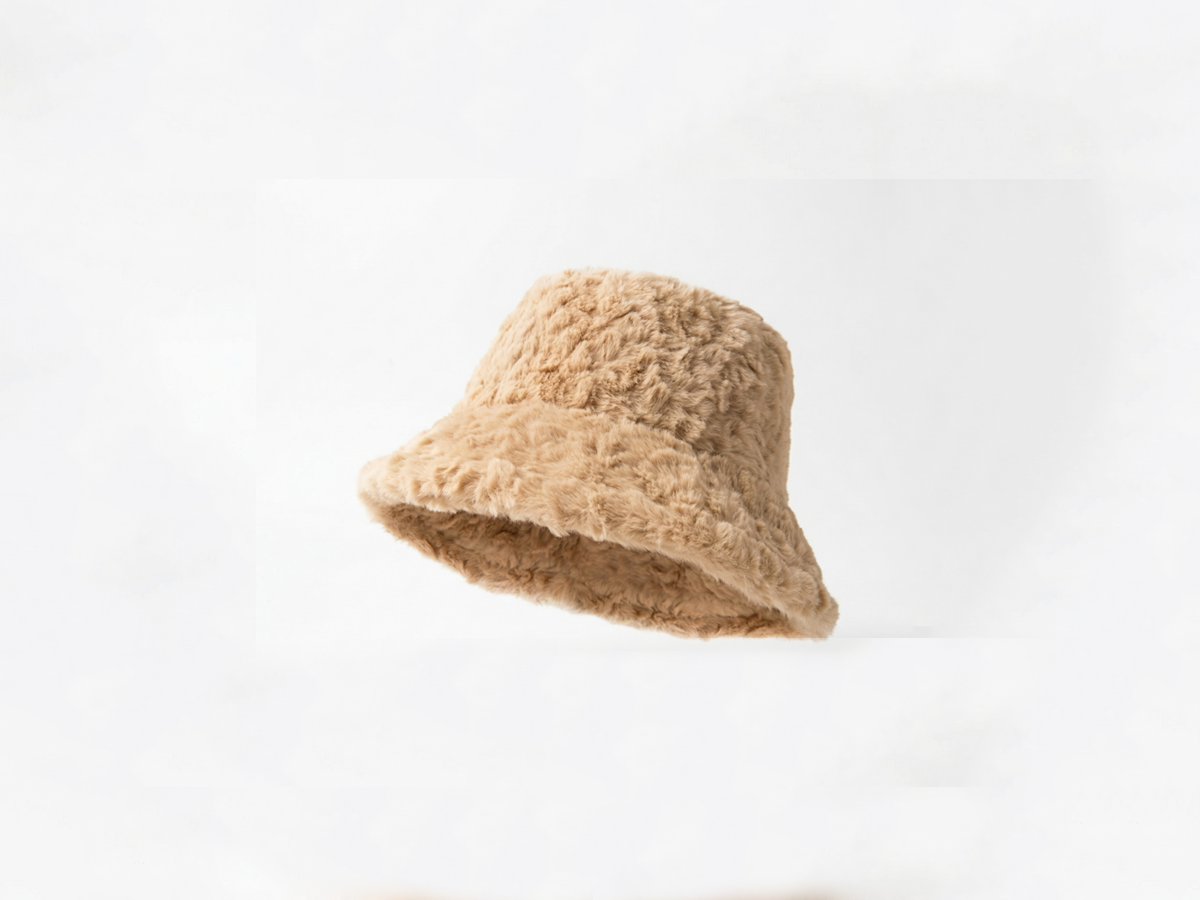 Fluffy Sherpa Faux Fur Winter Bucket Hat
